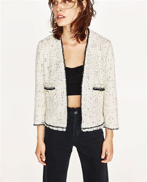 chaquetas chanel zara